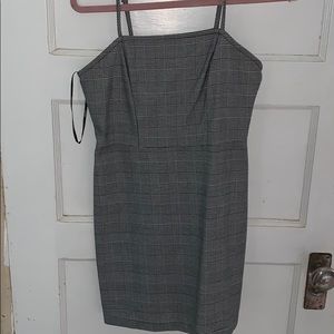 Plaid mini dress